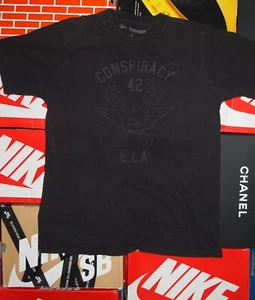 neighborhood X Stussy Conspiracy E.La T-Shirt Streetwear 2000’s Japan - Picture 1 of 3