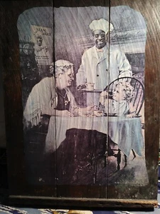 Vintage Cream of Wheat Decoupage/Advertisement on Raisin Drying Board - Picture 1 of 6