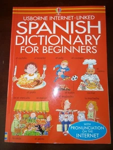 Usborne Internet Linked Spanish Dictionary for Beginners - Picture 1 of 12