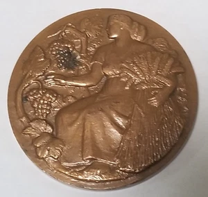 Francia, medalla, ministerio de agricultura, asociaciones agrícolas bronce 50 mm - Imagen 1 de 2