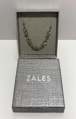 PULSEIRA DE PRATA ESTERLINA INFINITA ACENTO DIAMANTE ZALES US$ 129 - Imagem 1 de 4