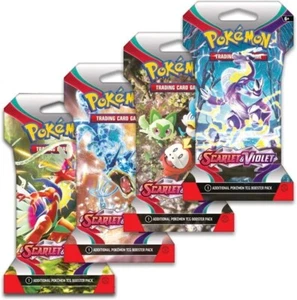 Pokemon Scarlet & Violet Sleeved Booster (Sprigatito, Fuecoco, and Quaxly) - Picture 1 of 2