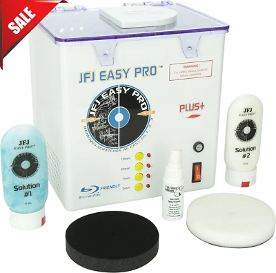 JFJ Easy Pro Disco CD DVD Máquina de Reparación Ligera Fácil de Usar Videojuegos Foto 1 de 4