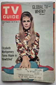 TV Guide Januar 1968 Elizabeth Montgomery von Bewiched - Bild 1 von 13