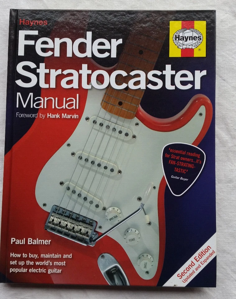 FENDER STRATOCASTER MANUAL - PAUL BALMER - MANUALE MANUTENZIONE - HAYNES 2012 - Immagine 1 di 1