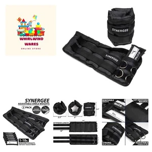 Comfort Fit verstellbare Knöchel-/Handgelenkgewichte 2er Set. Erhältlich in 5 Pfund, 10 Pfund &... - Bild 1 von 8