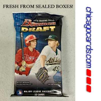 2016 Bowman Draft HOBBY Jumbo PACK Look4 Bo Bichette Alonso Orange Gold AUTO - Image 1 of 4