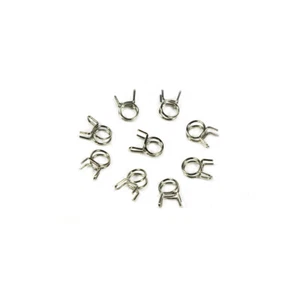 10pcs 6mm Diameter Double Wire Spring Clip for RC Fuel Tube/Wire - Picture 1 of 6