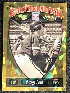 2013 Cooperstown Baseball GOLD CRYSTAL / 299 GEORGE BRETT #99 MINT