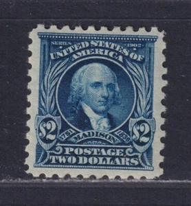 United States Scott 479 XF LH 1917 Perf 10 $2 Dark Blue Madison SCV $210 - Picture 1 of 2