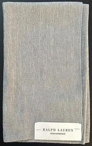 Ralph Lauren 24"x26" Fabric Remnant "BELTON  HERRINGBONE" GREY  100% POLYESTER - Picture 1 of 2