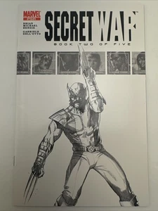 Secret War #2 Sketch Variant 2nd Print Marvel Comics 2004 1st Quake VF - Picture 1 of 12
