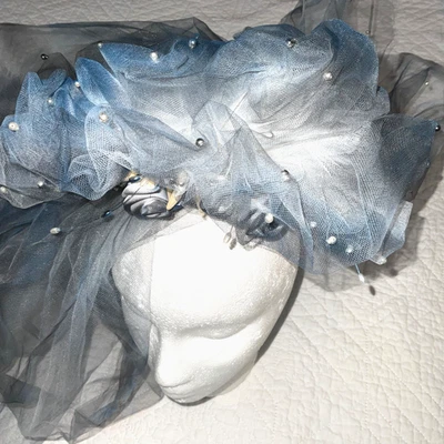 Cadáver Novia Boda Velo Disfraz Gótico Único Fantasma Largo Velo Flores en Peine Foto 1 de 4