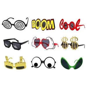 10 Paar lustige Partybrillen, Neuheit Sommer Hawaii Sonnenbrillen für Erwachsene Ki... - Bild 1 von 5