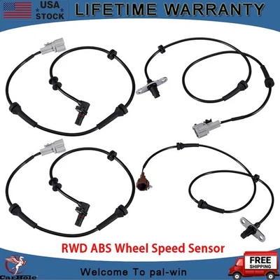 Sensor de velocidad de rueda ABS trasero delantero L y R 4,0 L 4 X tracción trasera para Nissan XTERRA Frontier Foto 1 de 4