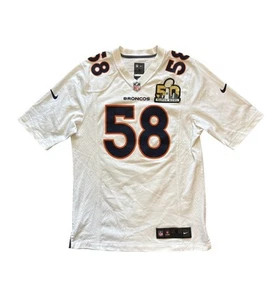 Von Miller #58 Denver Broncos 50th Super Bowl Nike NFL Football Jersey Sz Small - Picture 1 of 10
