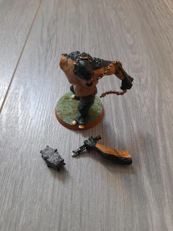 Lord of the Rings MESBG Moria Troll Metal OOP Warhammer Games Workshop - Photo 1/1