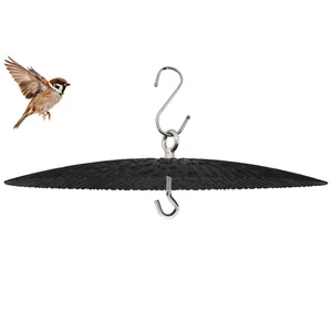 Alimentador de aves de metal protector de lluvia, deflector alimentador de colibríes de 13" para exteriores... - Imagen 1 de 6