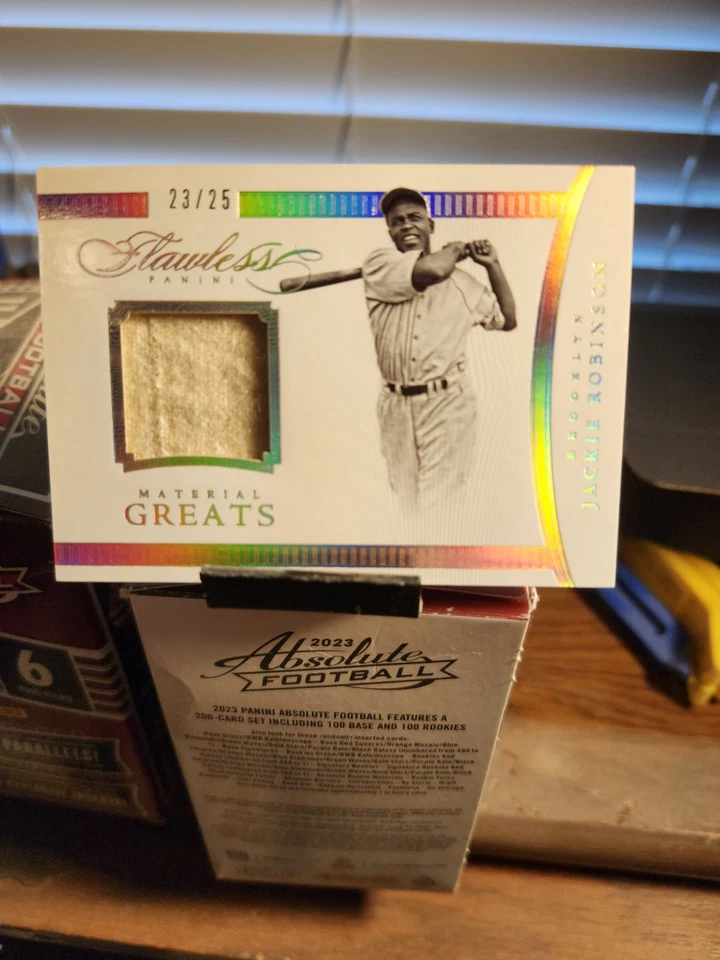 2018 Panini Flawless Джеки Робинсон 23/25 отличный материал - Изображение 1 из 2