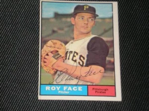 ROY FACE 1961 TOPPS SIGNED AUTOGRAPH CARD #370 PIRATES - Picture 1 of 1