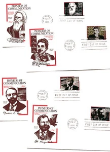 3061-64 Pioneers of Communications, Artmaster 4 FDCs - Picture 1 of 1