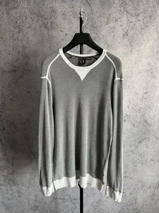 Jersey Armani Exchange tejido manga larga elástico lujo para hombre talla L” - Imagen 1 de 17