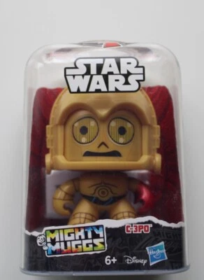 Figura de acción Mighty Muggs Star Wars C-3PO The Force Awakens Hasbro Disney C-3PO Foto 1 de 4