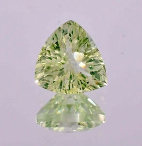 14 x 14 MM Natural Ceylon Green Sapphire Gemstone 12.60 Ct GIT Loose Certified - Picture 1 of 6