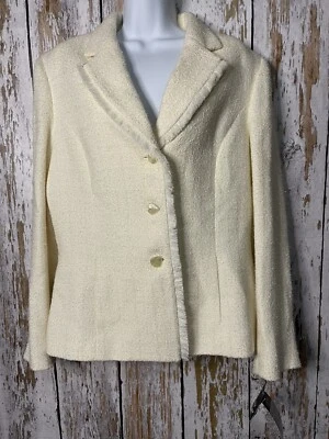 Chaqueta Blazer Abrigo Kasper ASL Mujer Noche Boda Cóctel Diseñador Talla 12 Nuevo con Etiquetas Foto 1 de 4