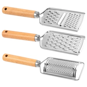 3 Pcs Grater Stainless Steel Graters for Kitchen Multifunctional - Picture 1 of 12