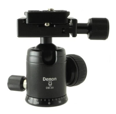 Demon DB-30 30mm Mini Monopod Ball Head Arca Compatible Pan Lock & QR Plate NEW - Image 1 of 3