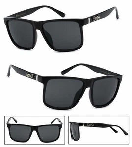 MEN DARK LENS LARGE GANGSTER BLACK OG SUNGLASSES LOCS OVERSIZE BIKER GLASSES - Picture 1 of 3