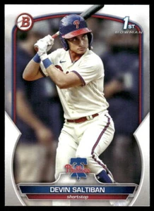 2023 Bowman Draft #BD-2 Devin Saltiban - Picture 1 of 2