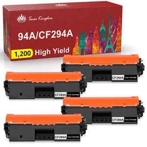1-4 PK Toner Cartridges for HP 94A CF294A LaserJet Pro M118 M118dw MFP M148fdw - Picture 1 of 11