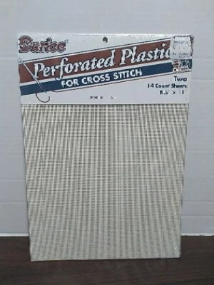 Darice 2 14 Count Count Perforated Plastic 8.25"×11" Ecru - Image 1 of 4