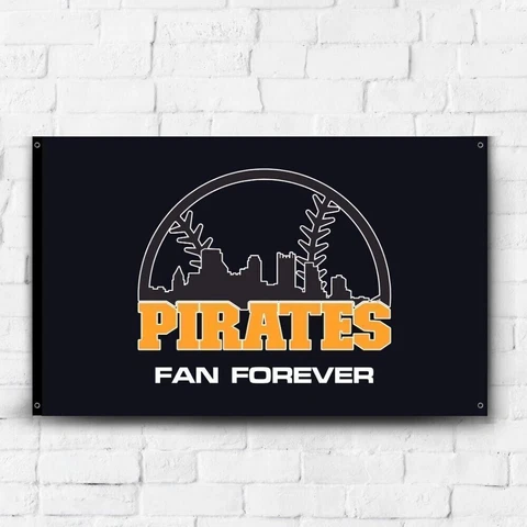 Pittsburgh Pirates 3x5ft Flag MLB Baseball Champions Fans Gift Wall Decor Banner Cover