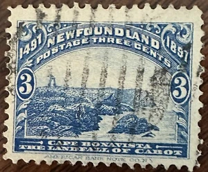 Newfoundland #63 Used Cape Bonavista 1897 - Picture 1 of 2
