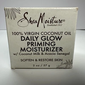 Shea Moisture DAILY GLOW PRIMING MOISTURIZER 100% Coconut Oil 2 oz Free Shipping - Picture 1 of 5