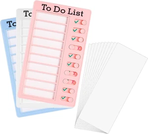 3 Pcs to Do List Chore Chart for Kids,Checklist Board Detachable Reusable Daily - Picture 1 of 12