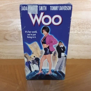 Woo VHS VCR Video Tape Used Movie Jada Smith - Foto 1 di 5