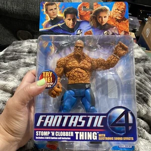 NIB Fantastic Four Stomp 'N Clobber Thing Action Figure - Picture 1 of 7
