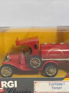 CORGI CLASSIC San Francisco Fire Dept Ford Model T Tanker 864/3 1986 - Picture 1 of 7