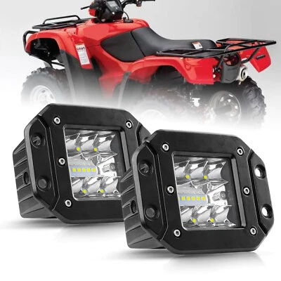 Vainas de luz antiniebla LED de 5" montaje empotrado para Honda FourTrax 300 1994-2000 Foto 1 de 4