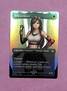 MTG Tifa Lockheart (0391) *Foil* Borderless Final Fantasy MT/NM Yoshiro Ambe Art - Bild 1 von 2