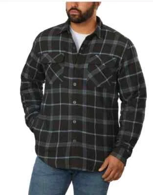 Grizzly Mountain Men's Flannel Shirt Jacket - Image 1 of 4