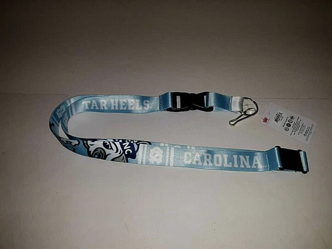 North Carolina Tar Heels NCAA LMascot Breakaway Lanyard Key Ring Cover