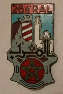 Gembloux 1940 Insigne 264° RAL Régiment Artillerie Lourde Division Marocaine WW - Picture 1 of 3