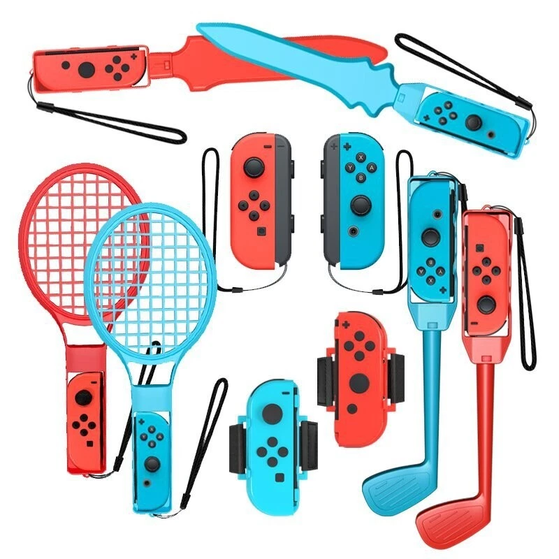 10 in 1 Sports Games Accessories Kit for Switch Nintendo OLED Sports Family Game - Image 1 of 4