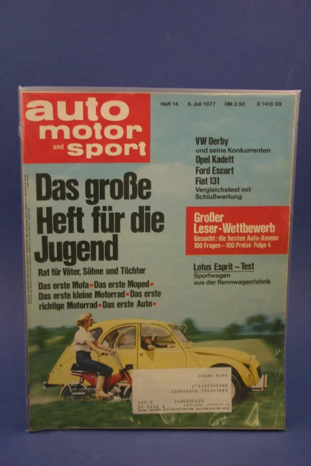 AMS 14/77 Lotus Esprit VW Derby Fiat 131 Opel Kadett Ford Escort - Immagine 1 di 1