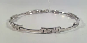BRACCIALE MAN ORO 750 RIVIELLO ORIGINALE 15 gr LUCIDO SATINATO BRACELET GOLD BOY - Bild 1 von 4